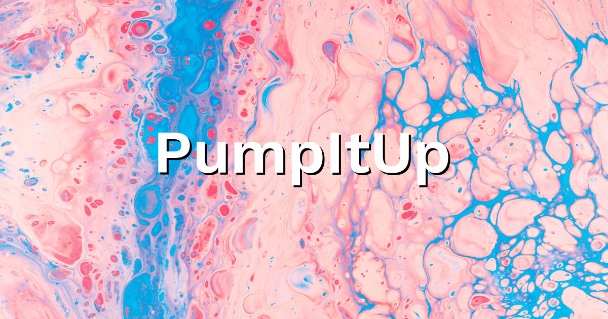 PumpItUp - Responsable de projets - PCM