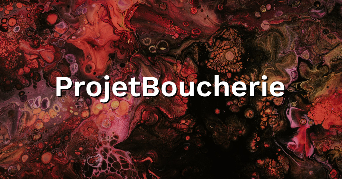 ProjetBoucherie - Responsable Boucherie