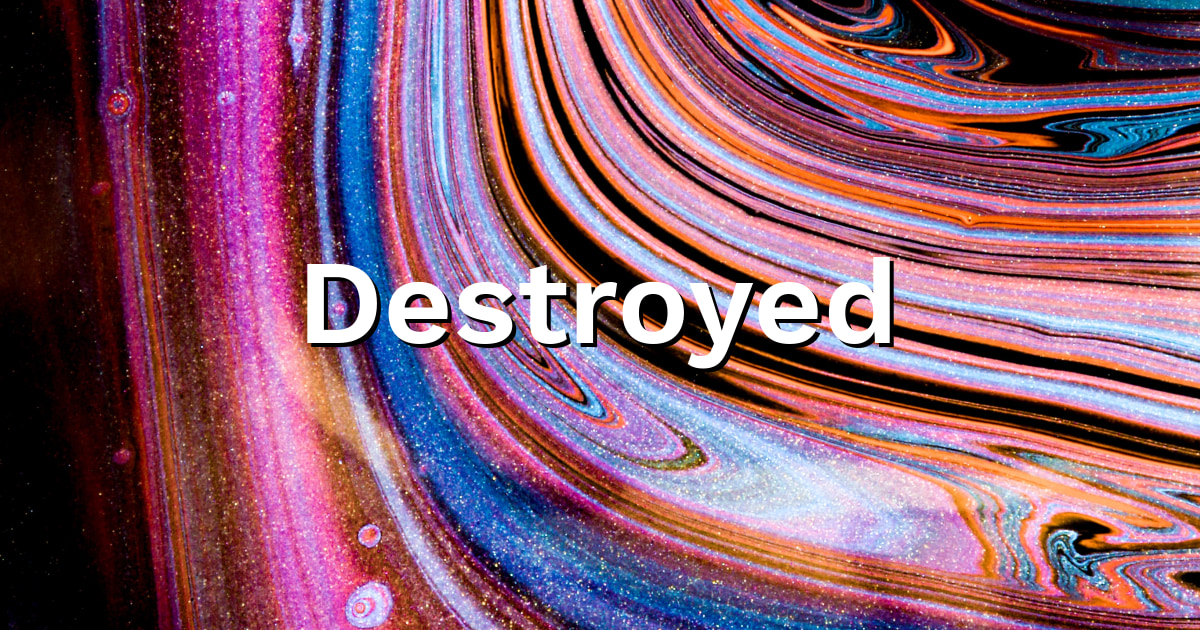 Destroyed - Chargé d’affaire confirmé Désamiantage et démolition